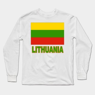 The Pride of Lithuania - Lithuanian Flag Design Long Sleeve T-Shirt